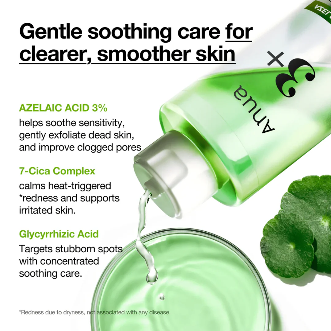 Anua Azelaic Acid 3 Cica Skin Clarifying Toner - Image 4