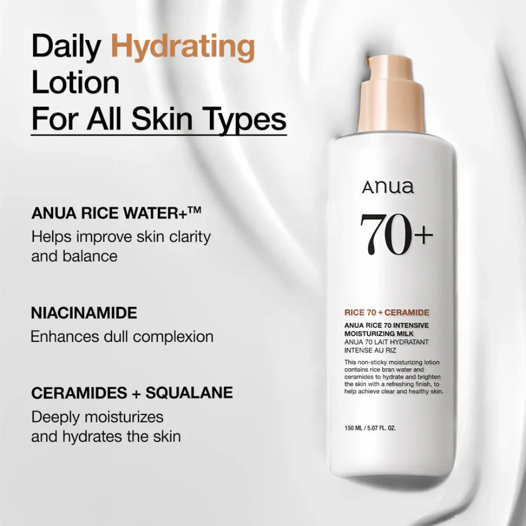 Anua Rice 70 Intensive Moisturizing Milk - Image 3