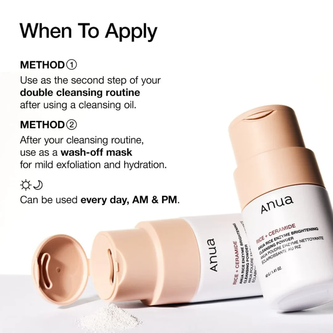 Anua Rice Enzyme Brightening Cleansing Powder - Image 8
