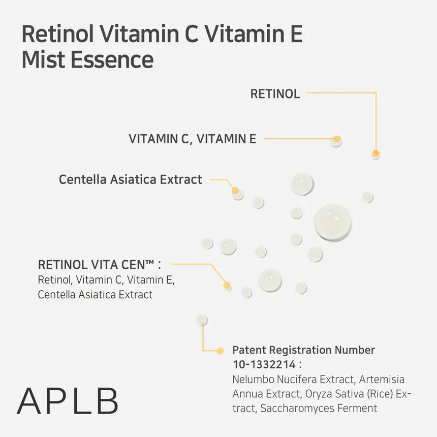 APLB Retinol Vitamin C Vitamin E Mist Essence - Image 5