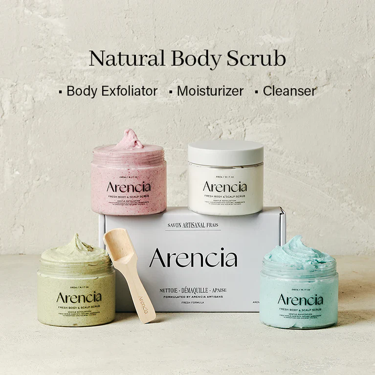 Arencia Fresh Cloud Body & Scalp Scrub French Mint & Lily 260g - Image 5