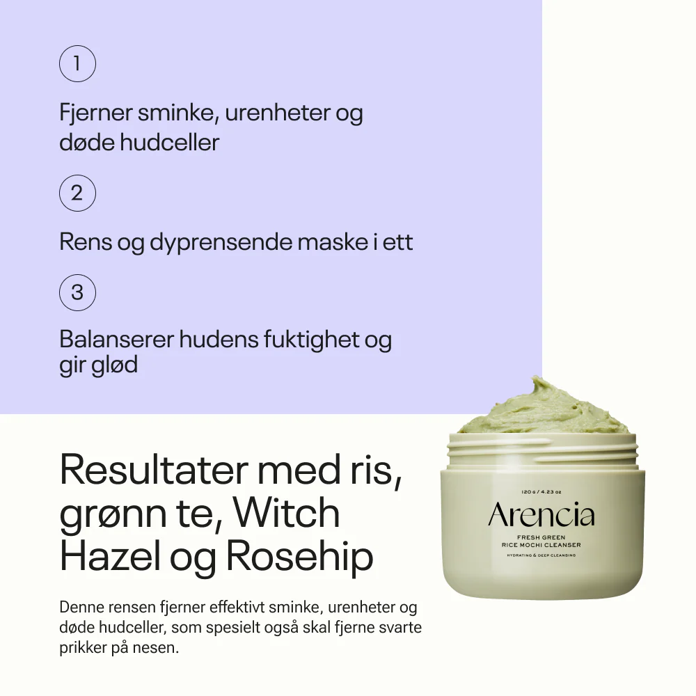 Arencia Fresh Green Rice Mochi Cleanser 120g - Image 5