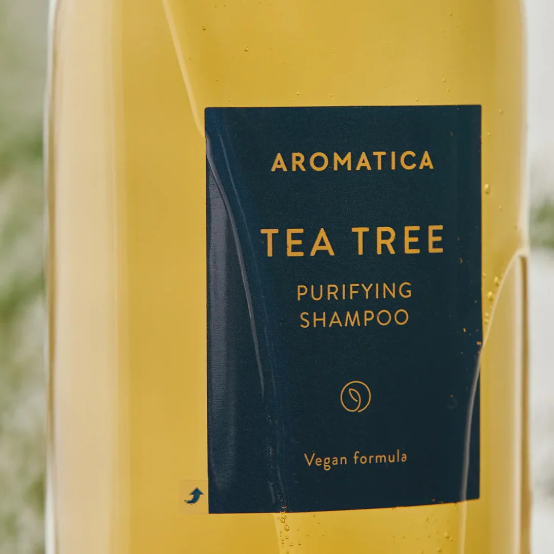 AROMATICA Tea Tree Purifying Shampoo 400ml - Image 4
