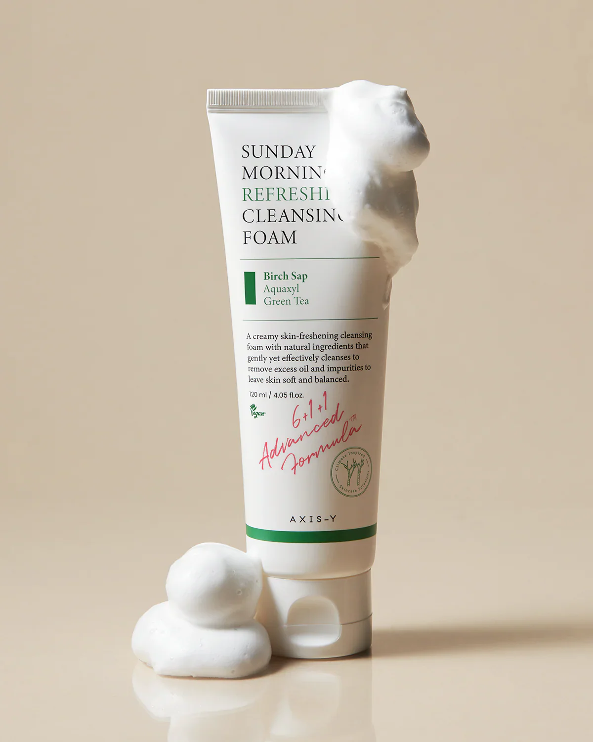 AXIS-Y Sunday Morning Refreshing Cleansing Foam 120 ml - Image 2