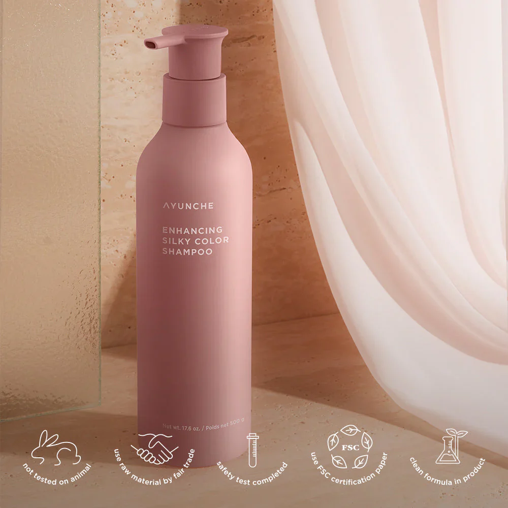 Ayunche Enhancing Silky Color Shampoo 350g - Image 2
