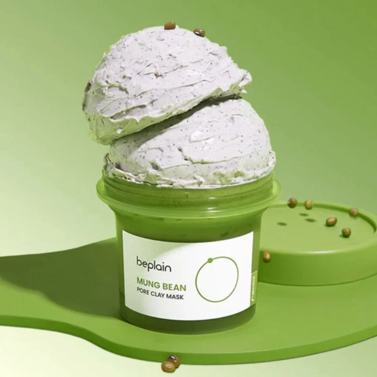 Beplain Mung Bean Pore Clay Mask 120ml - Image 3