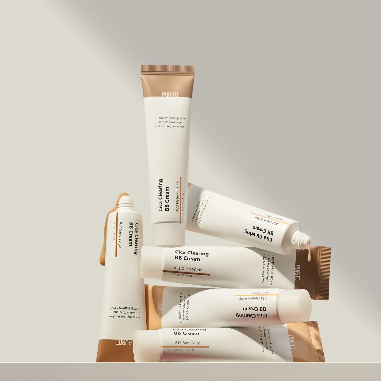 Purito Cica Clearing BB Cream #21 Light Beige - Image 6