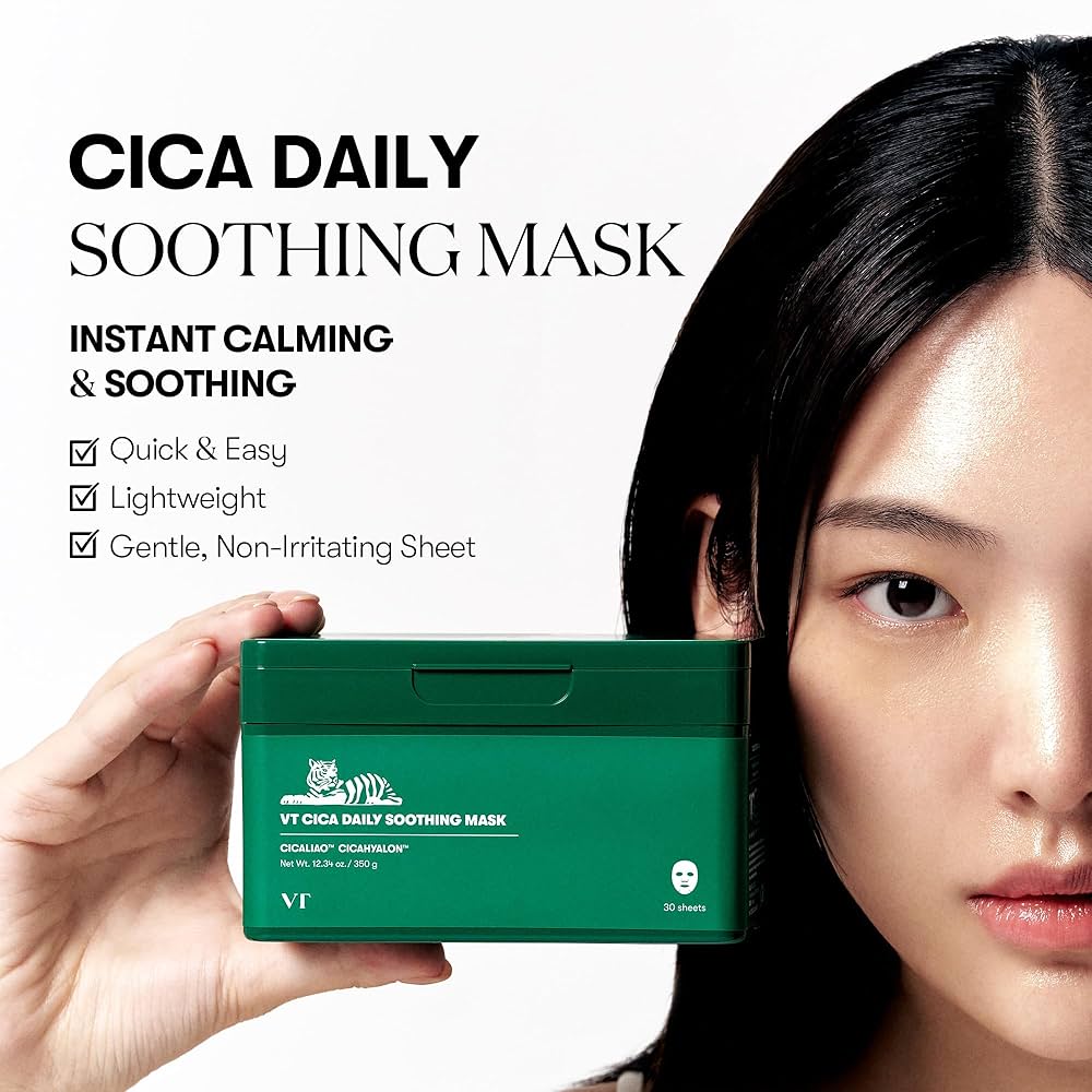 VT Cosmetics VT Cica Daily Soothing Mask - Image 3