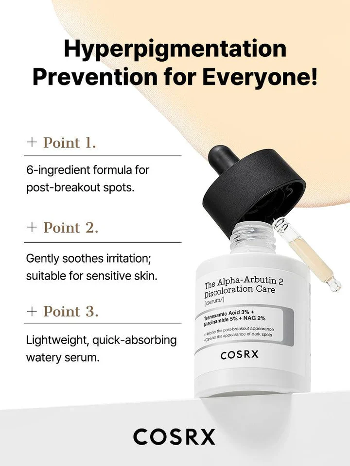 COSRX The Alpha-Arbutin 2 Discoloration Care Serum - Image 2