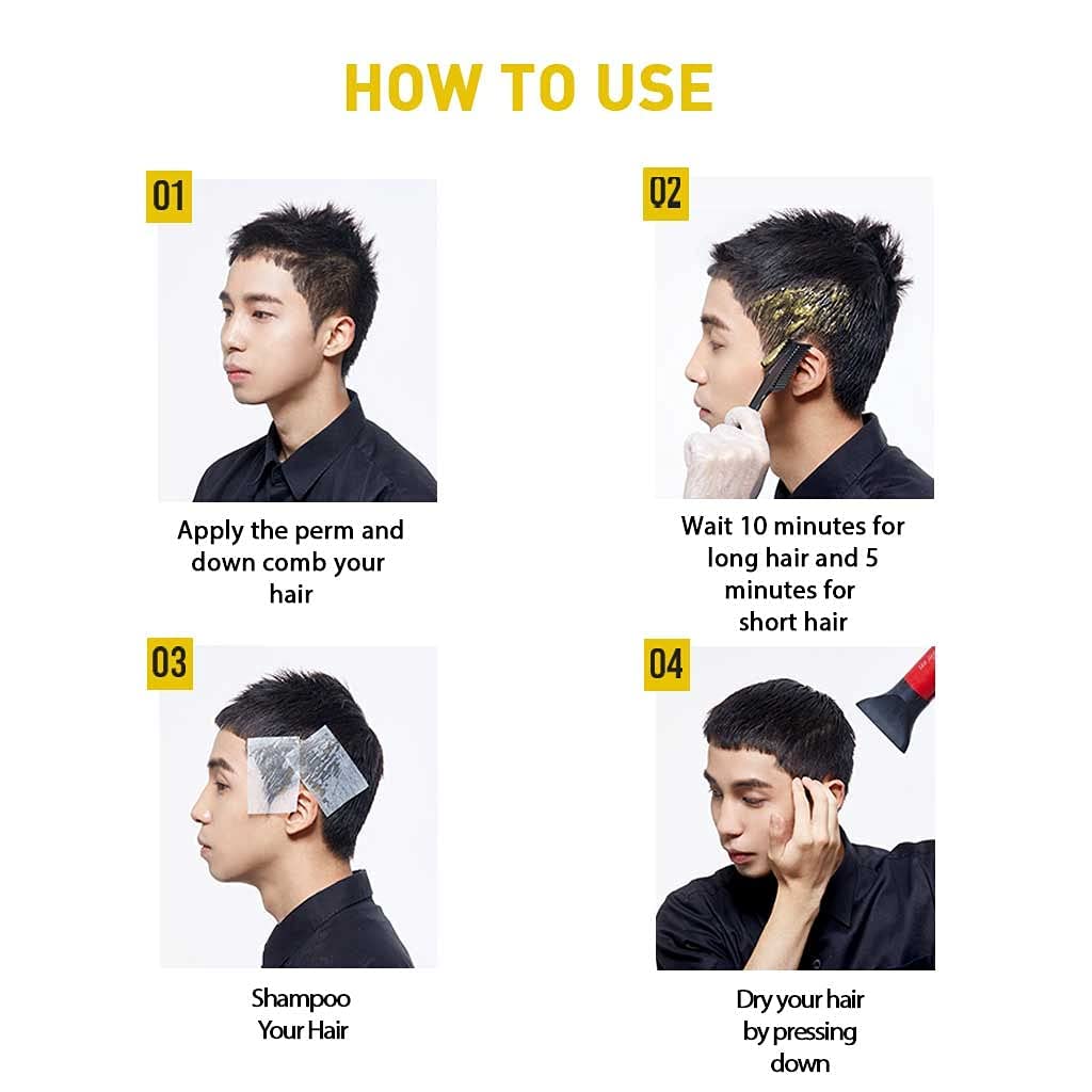 Dashu For Men Premium Ultra Bond Gel Down Perm 100ml - Image 4
