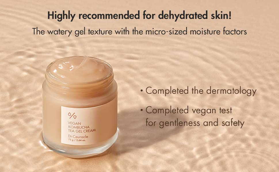 Dr. Ceuracle Vegan Kombucha Tea Gel Cream - Image 2