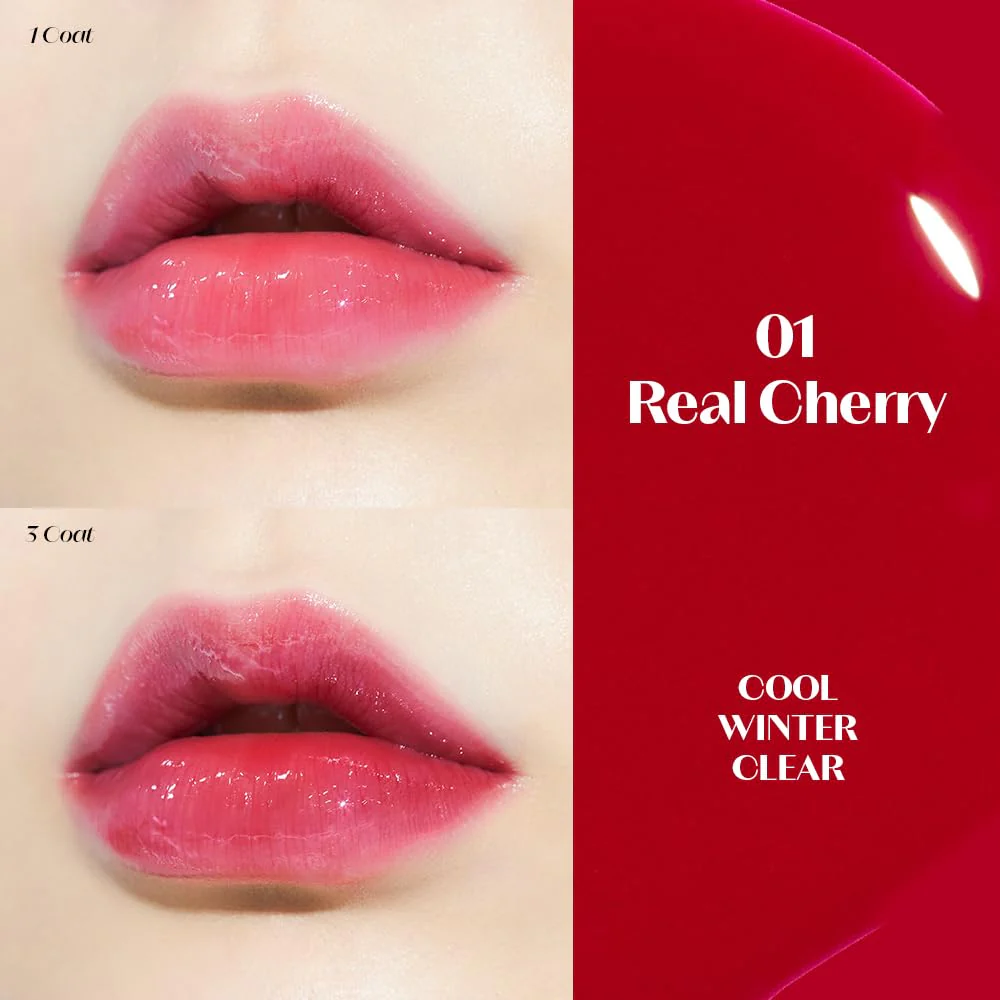 Etude Dear Darling Oil Tint #1 Real Cherry - Image 2