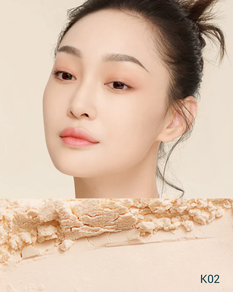 Florasis Fairy Peach Blossom Ultra-Light Setting Powder K02 Jade - Image 2