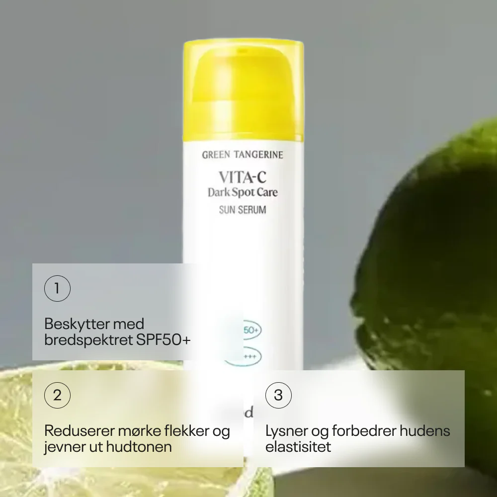 Goodal Green Tangerine Vita C Dark Spot Care Sun Serum SPF50+ - Image 4