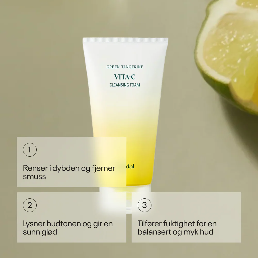 Goodal Green Tangerine Vita C Cleansing Foam - Image 3