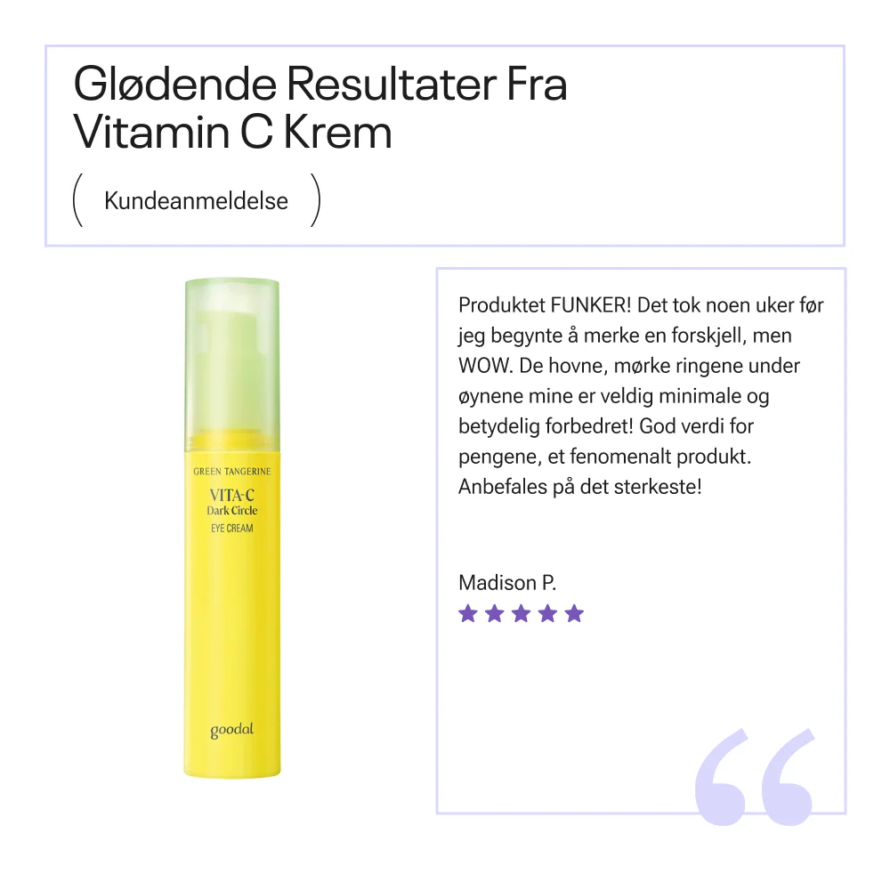 Goodal Green Tangerine Vita C Dark Circle Eye Cream - Image 5