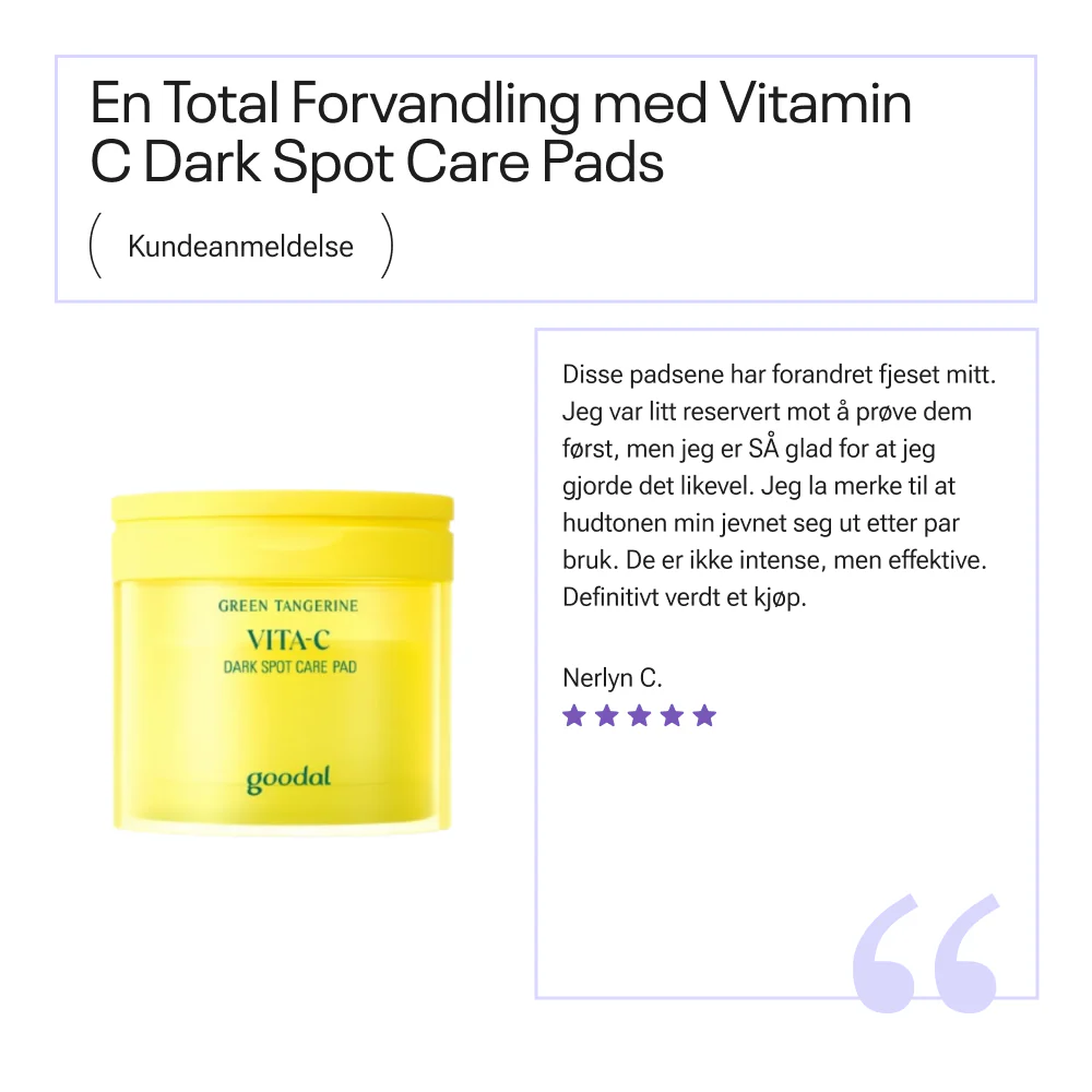 Goodal Green Tangerine Vita-C Dark Spot Care Pad - Image 5