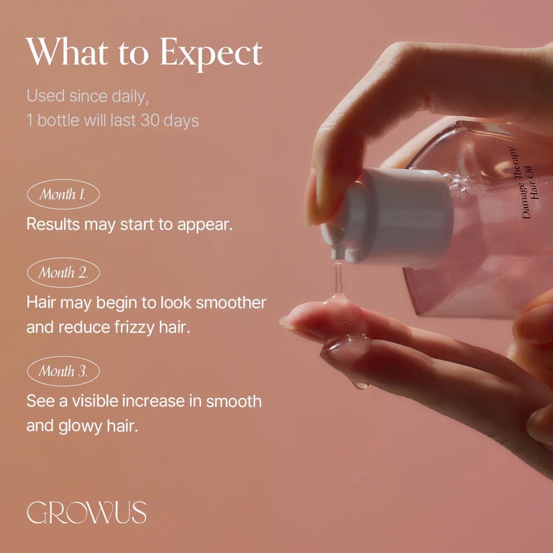 GROWUS (GB) Damage Therapy Hair Oil - Image 3