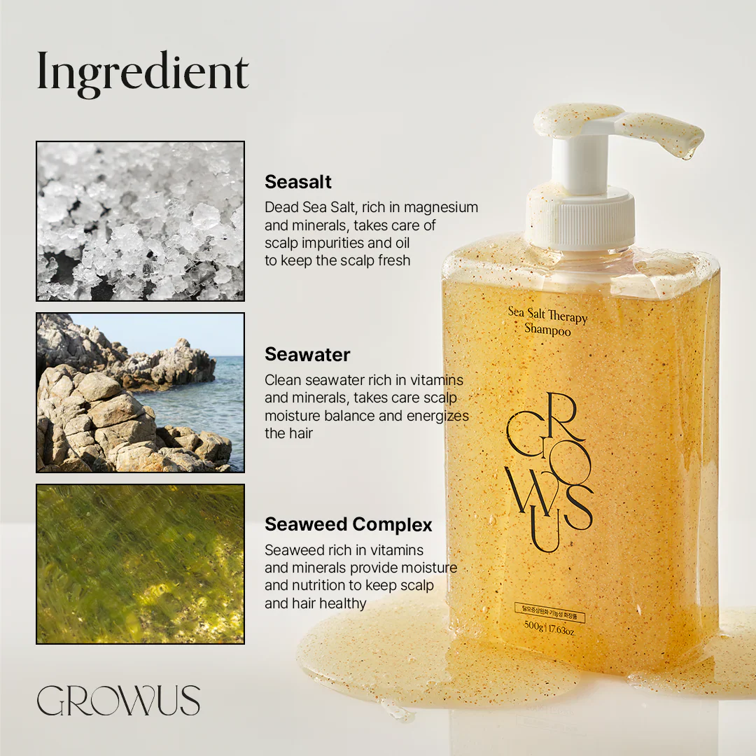 GROWUS Sea Salt Therapy Shampoo - Image 4