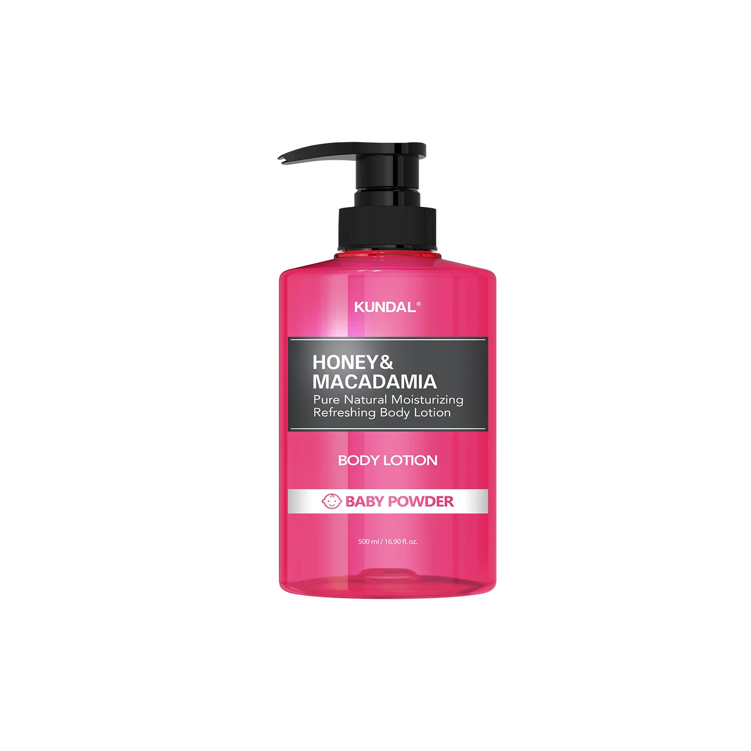 Kundal Honey & Macadamia Pure Body Lotion Baby Powder 500ml