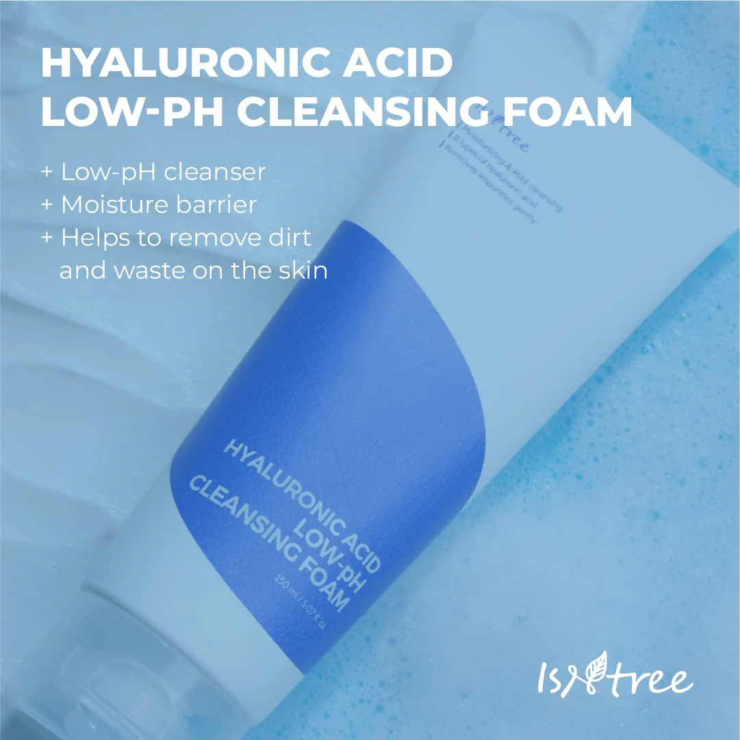 Isntree Hyaluronic Acid Low-PH Cleansing Foam - Image 2