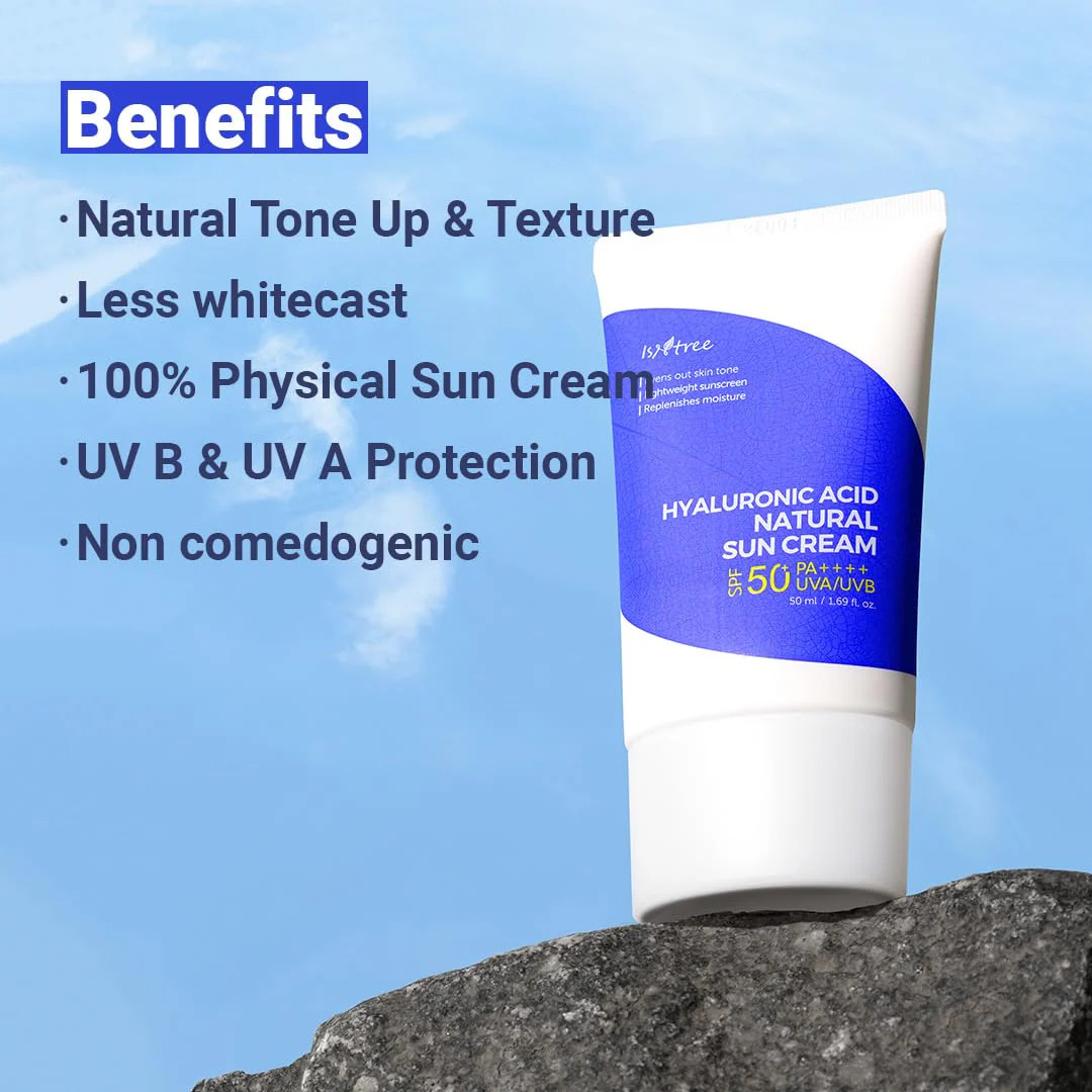 Isntree Hyaluronic Acid Natural Sun Cream - Image 3
