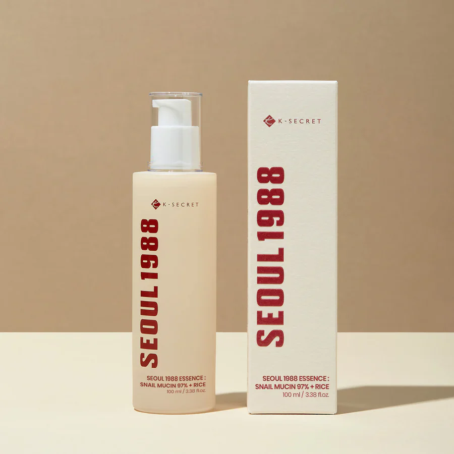 K-Secret Seoul 1988 Essence Snail mucin 97% + Rice 100ml - Image 2