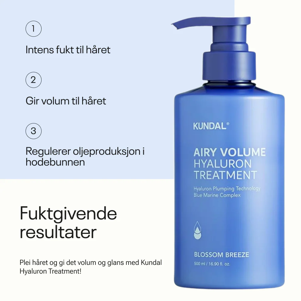 Kundal Airy Volume Hyaluron Treatment Blossom Breeze 500ml - Image 5