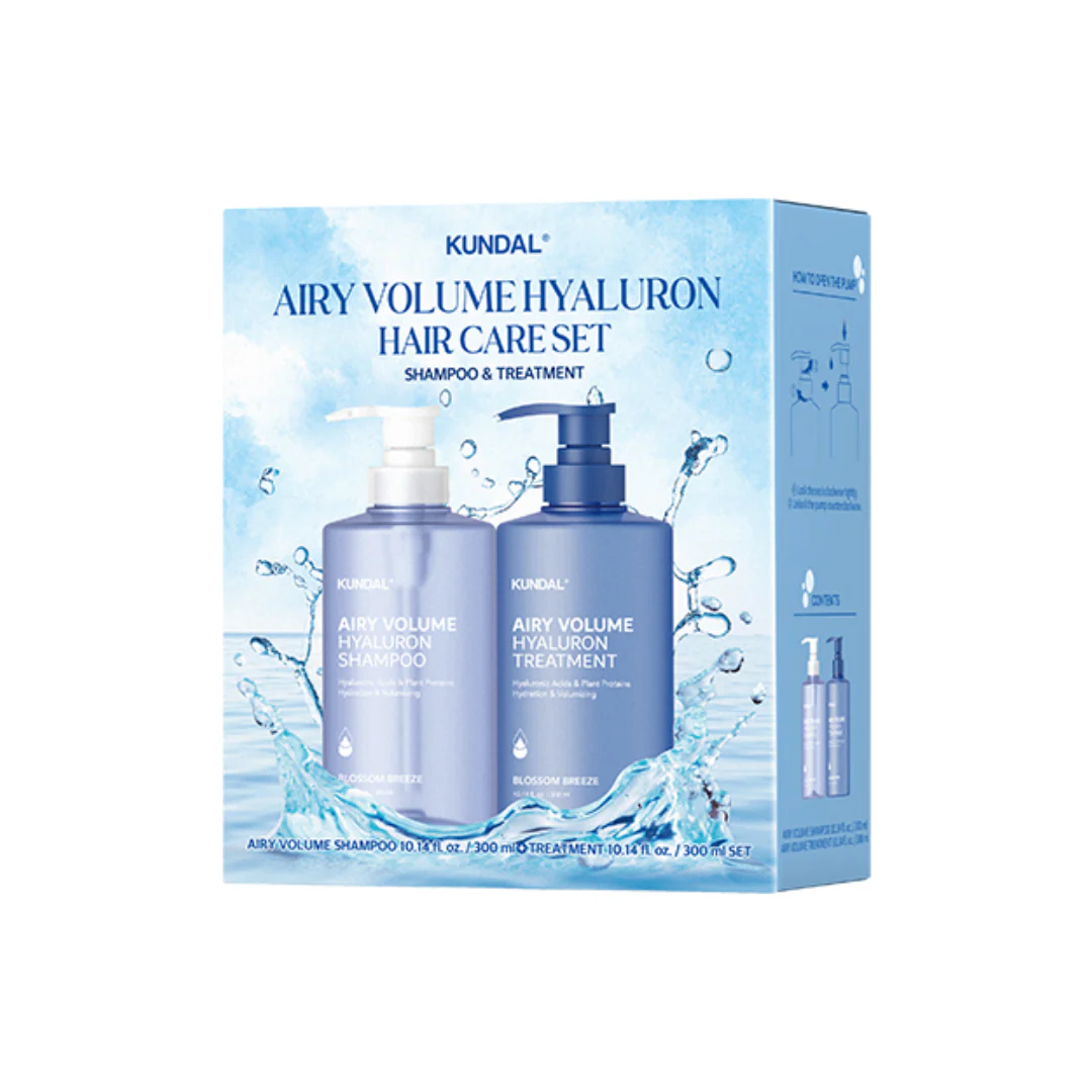 Kundal Airy Volume Shampoo + Treatment Set - Blossom Breeze - Image 2
