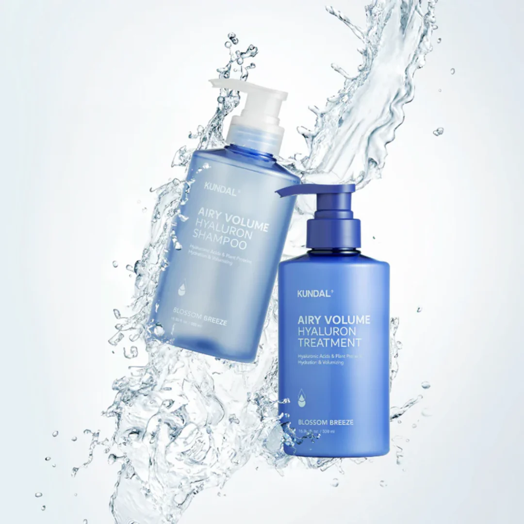Kundal Airy Volume Shampoo + Treatment Set - Blossom Breeze - Image 4