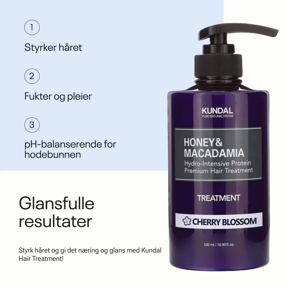 Kundal Honey & Macadamia Treatment Cherry Blossom 500ml - Image 6