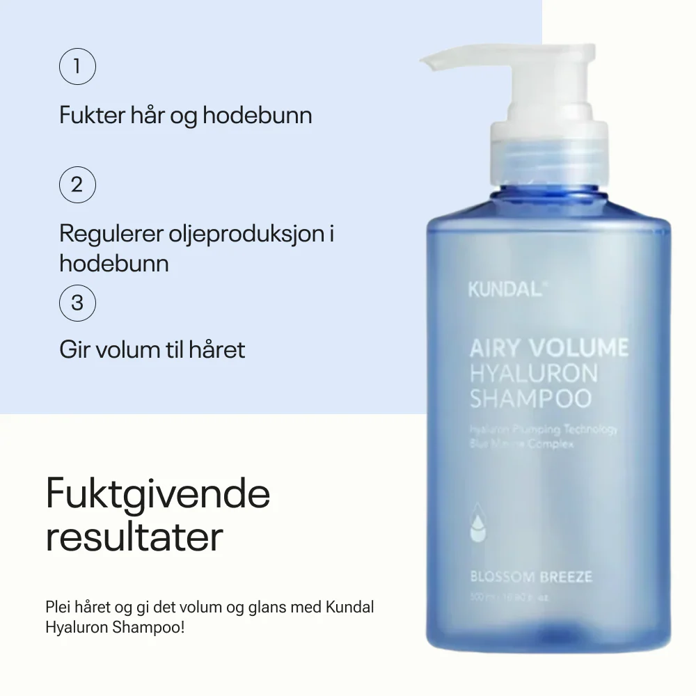 Kundal Hyaluron Airy Volume Shampoo - Blossom Breeze - Image 4