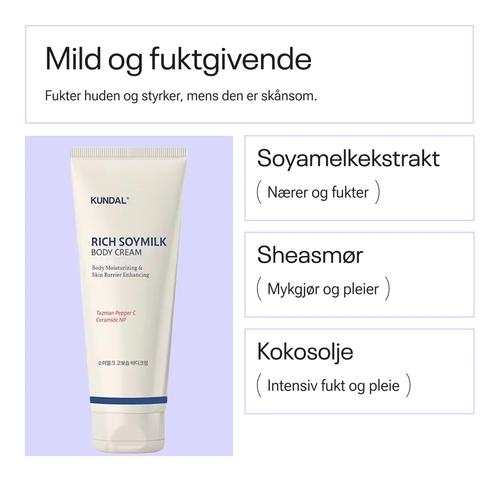 Kundal Rich Soymilk Body Cream - Mellow Vanilla 150 ml - Image 2