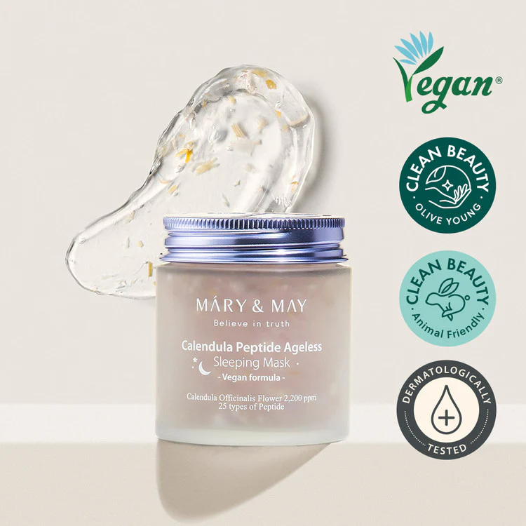 Mary & May Calendula Peptide Ageless Sleeping Mask - Image 3