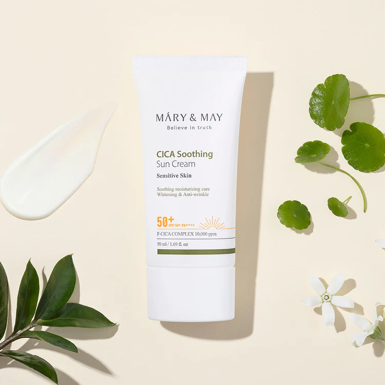 Mary & May Cica Soothing Sun Cream SPF50+ PA++++ - Image 2