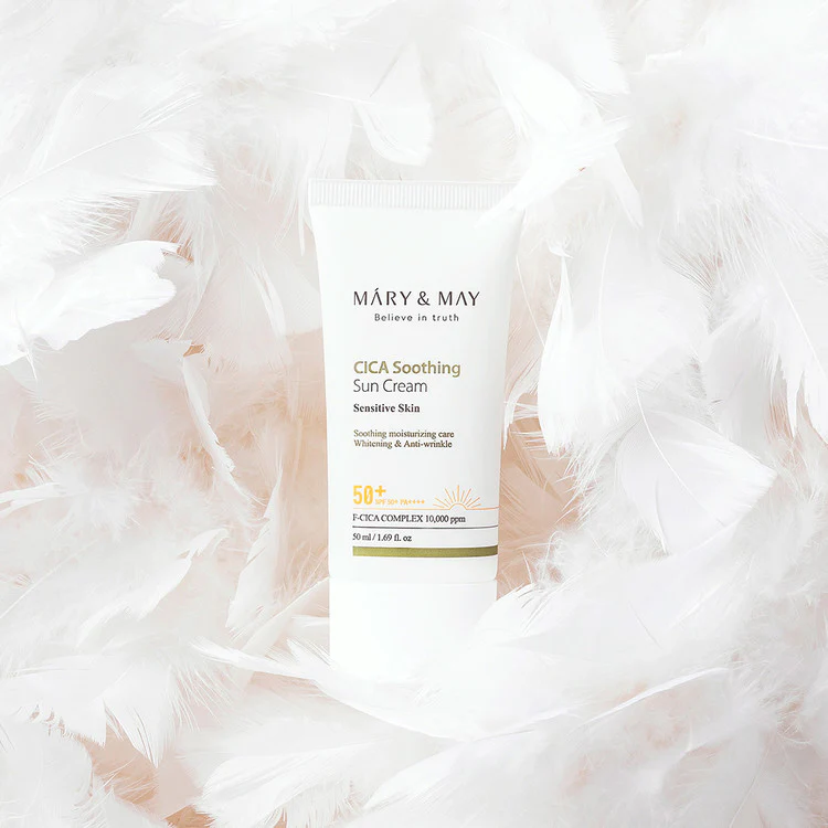 Mary & May Cica Soothing Sun Cream SPF50+ PA++++ - Image 4