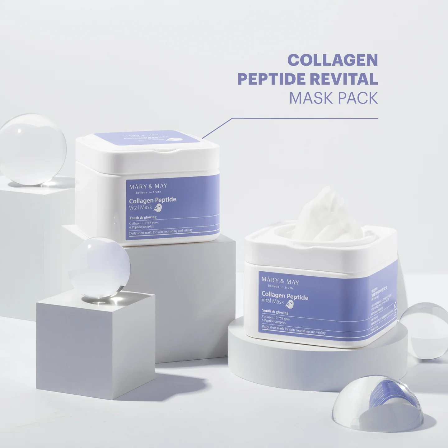 Mary & May Collagen Peptide Vital Mask - Image 3