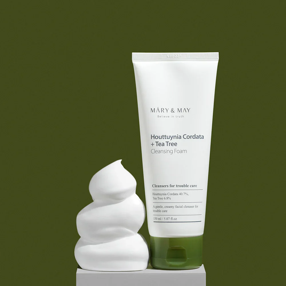 Mary & May Houttuynia Cordata + Tea Tree Cleansing Foam 150ml - Image 3