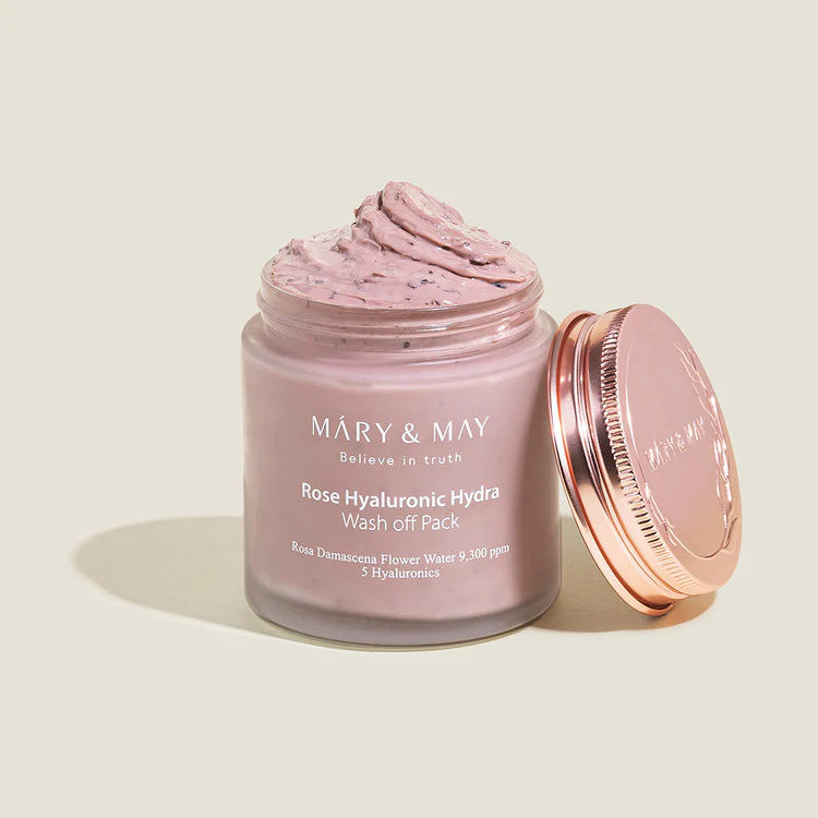 Mary & May Rose Hyaluronic Hydra Wash off Pack 125g - Image 2
