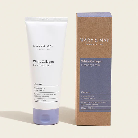 Mary & May White Collagen Cleansing Foam - Image 3