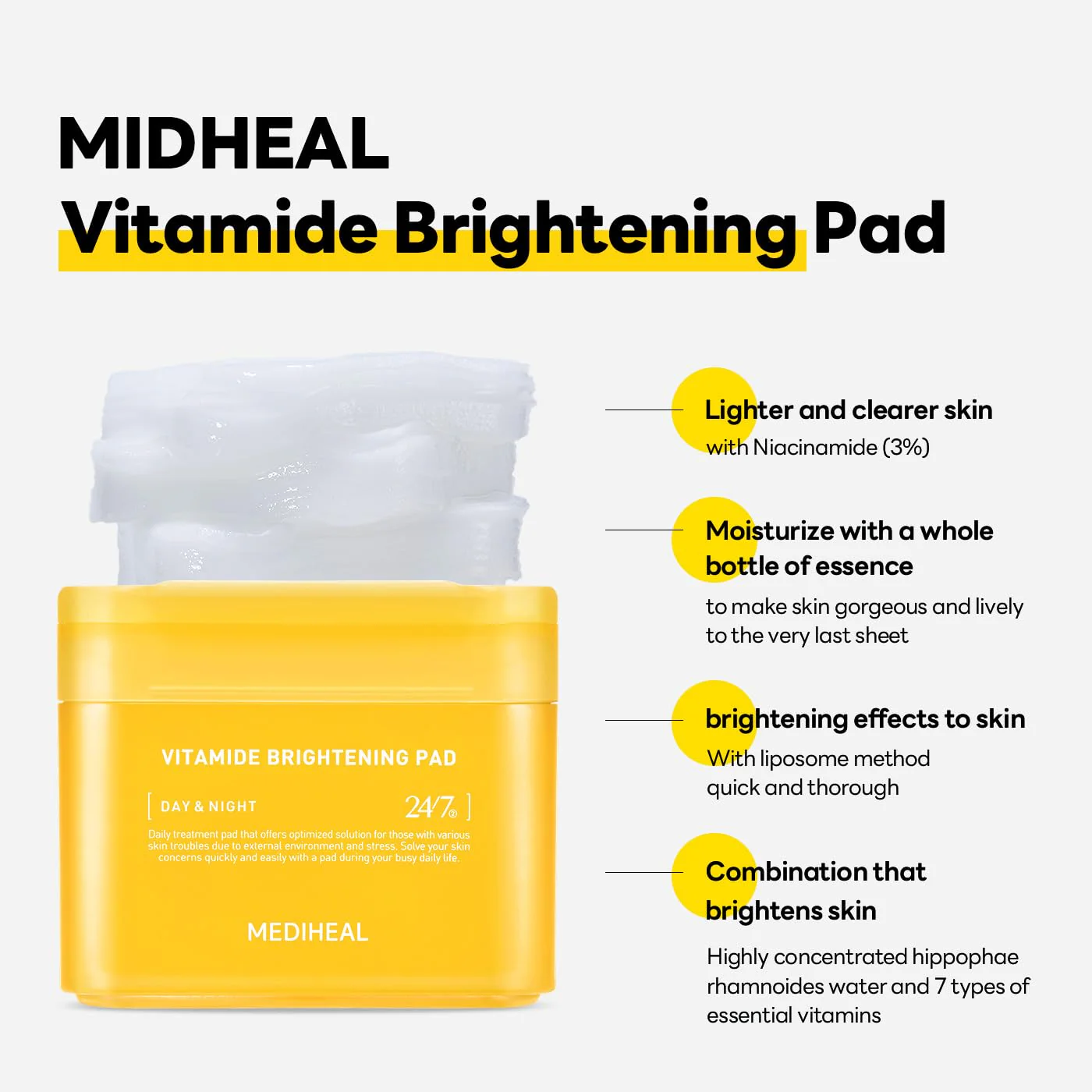 Mediheal Vitamide Brightening Pad - Image 6