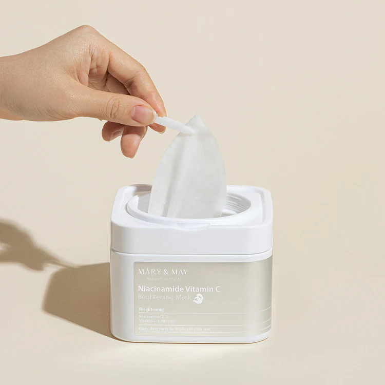 Mary & May Niacinamide Vitamin C Brightening Mask - Image 3