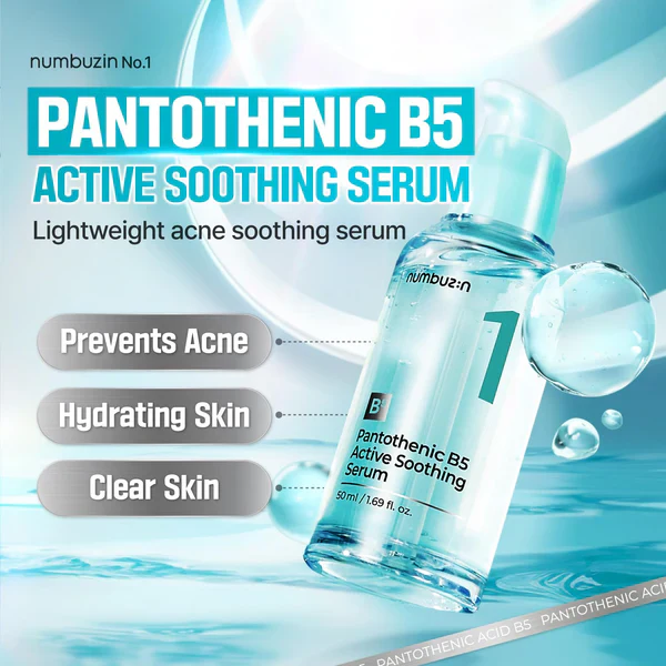 Numbuzin No.1 Pantothenic B5 Active Soothing Serum - Image 3