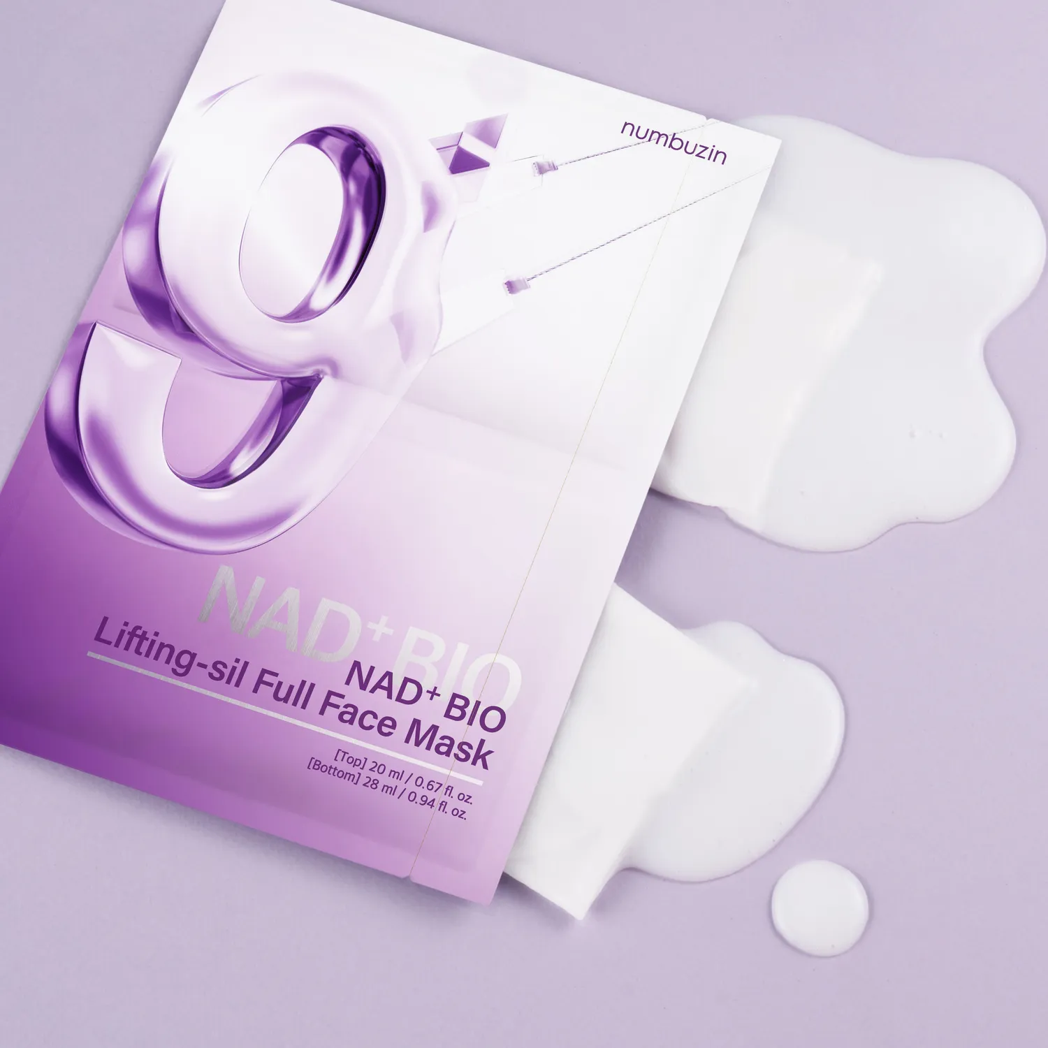 numbuzin No.9 NAD Bio Lifting Full Cover Facial Mask - Image 2