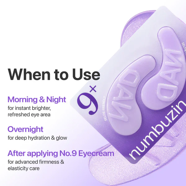 Numbuzin No.9 NAD Collagen Under Eye Patches - Image 8