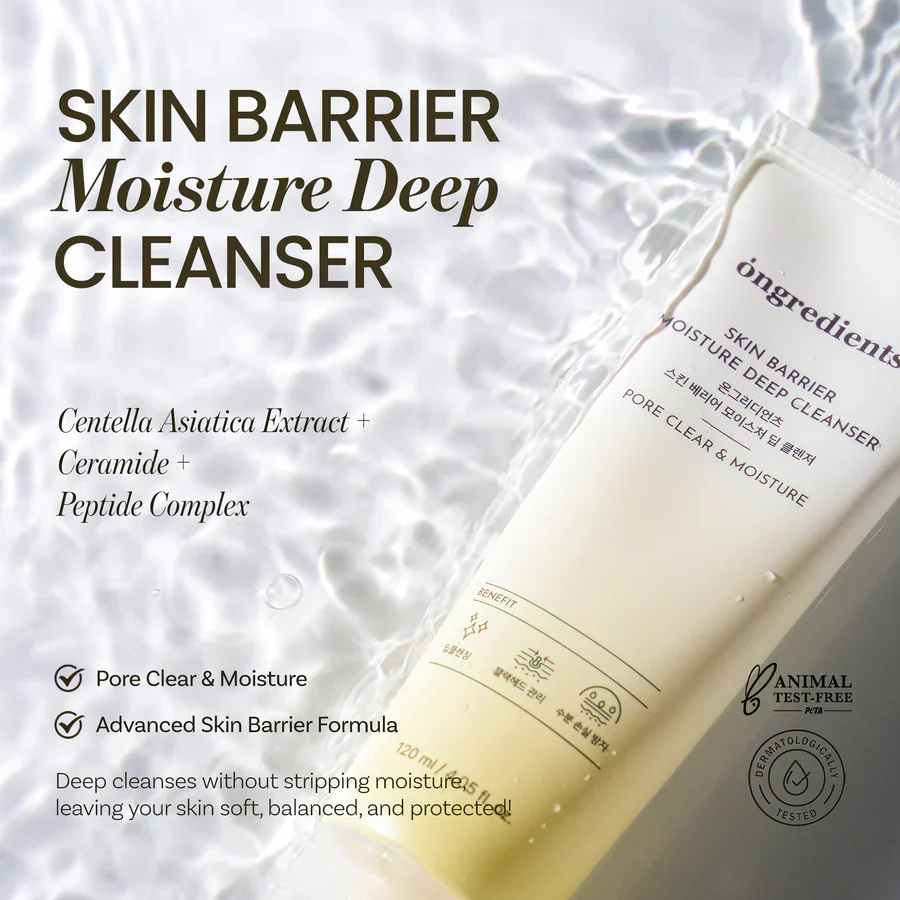 Ongredients Skin Barier Moisture Deep Cleanser - Image 2