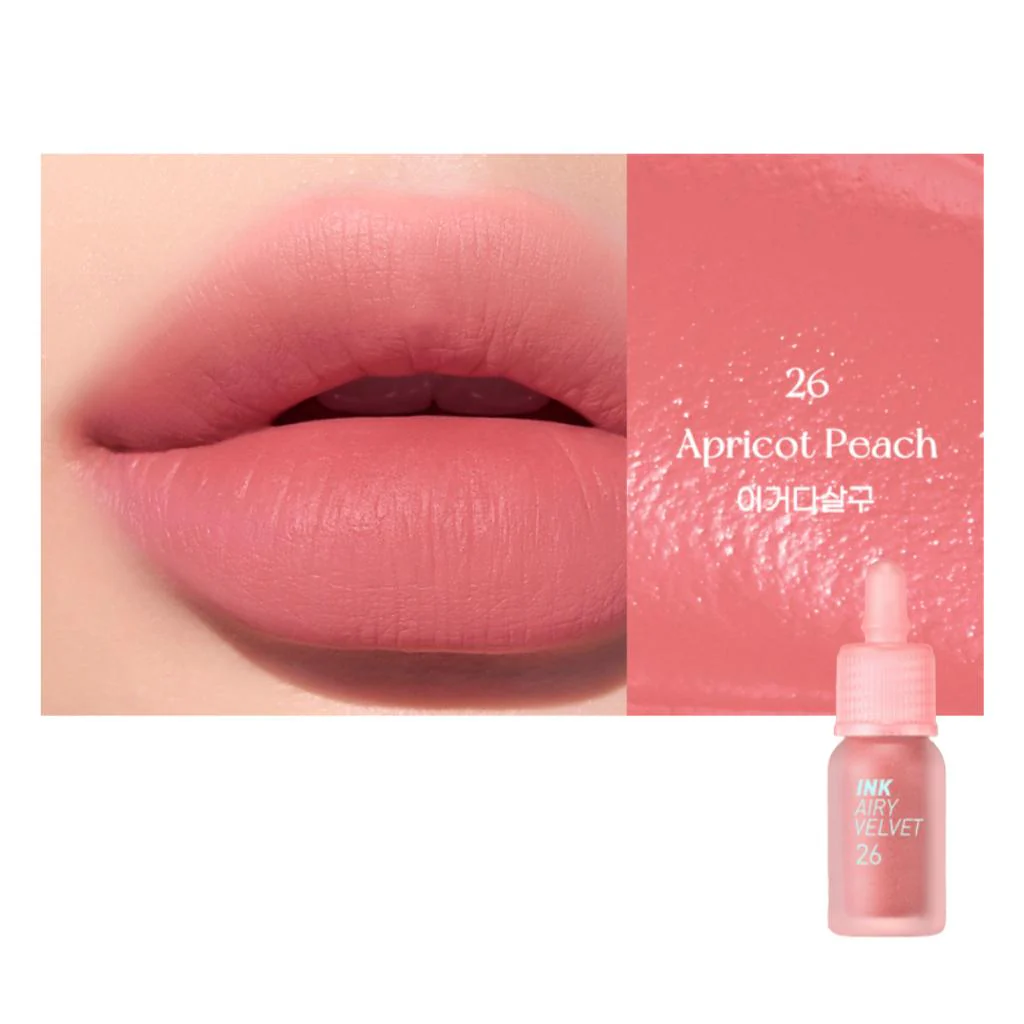 Peripera Ink Airy Velvet 026 Apricot Peach - Image 2