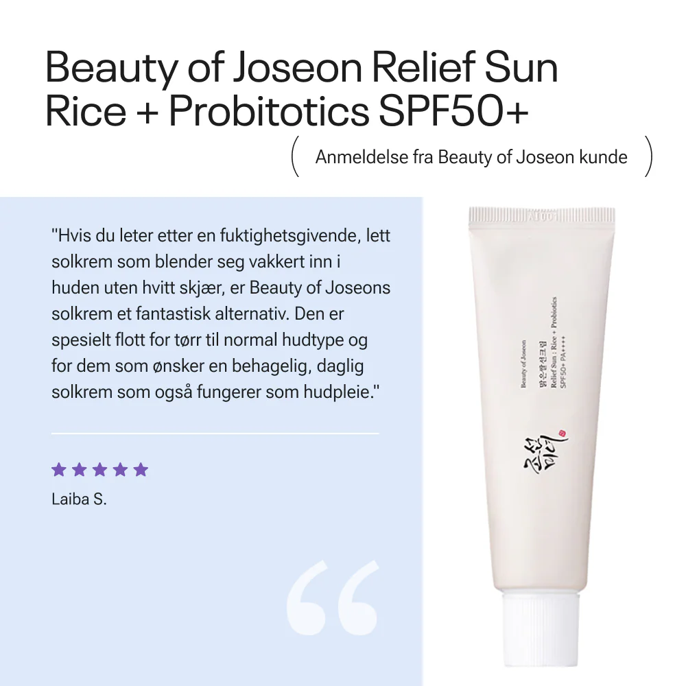 Beauty of Joseon Relief Sun Rice + Probitotics SPF50+ - Image 5