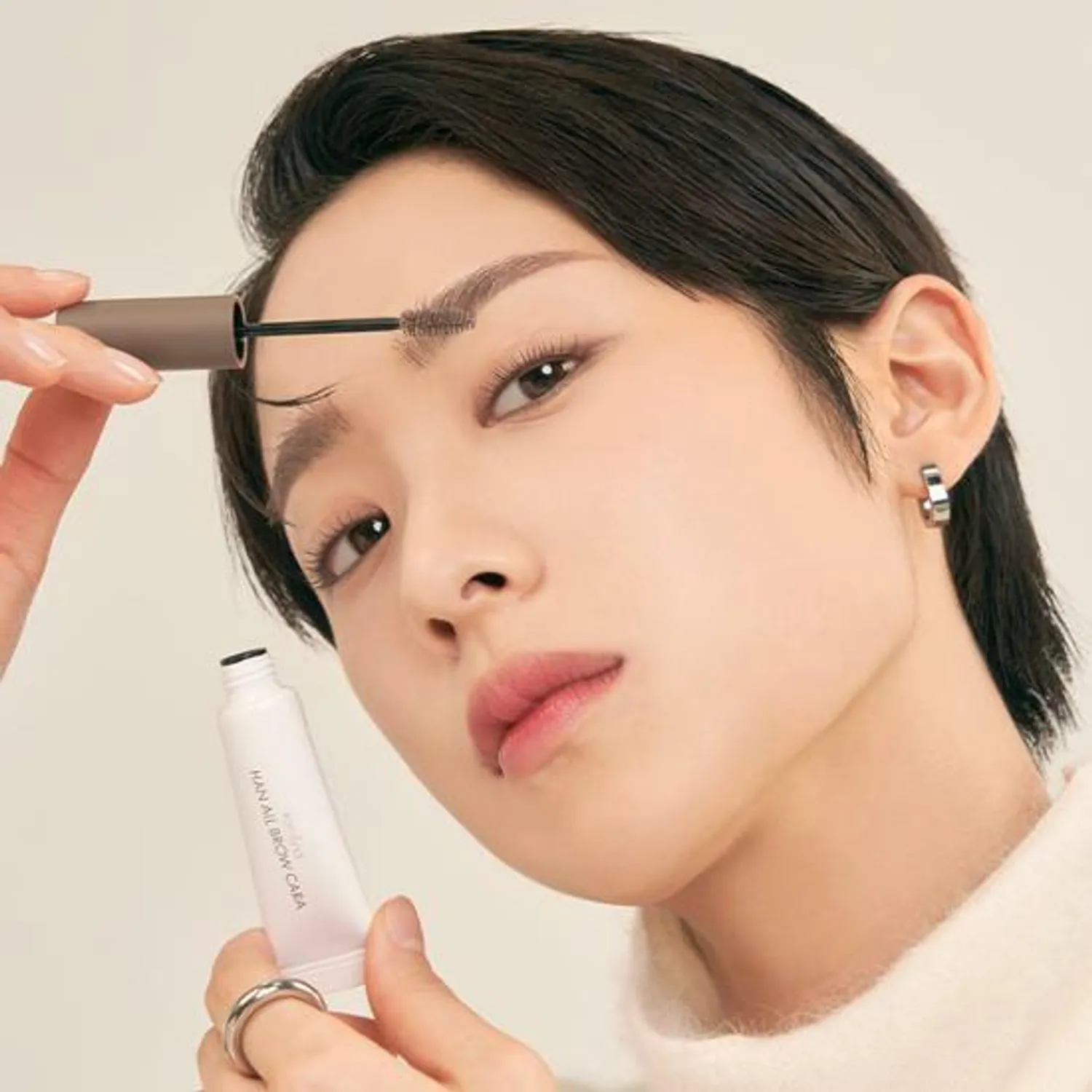 Rom&nd Han All Brow Cara 01 Grace Taupe - Image 3