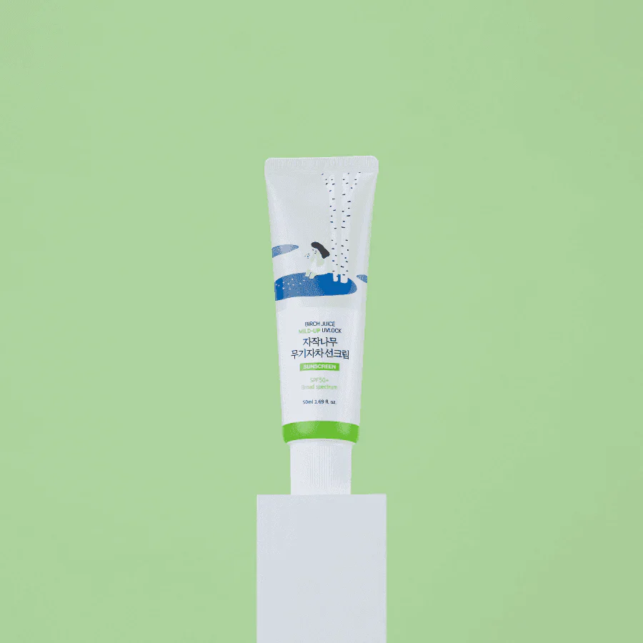 Round Lab Birch Juice Moisturizing Mild Up Sunscreen SPF50+ - Image 2